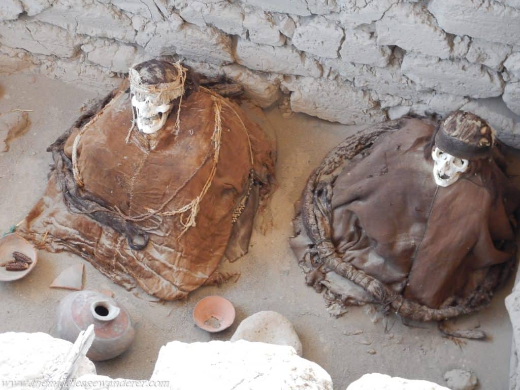 Mummies at Chauchilla Cemetery, Nasca
