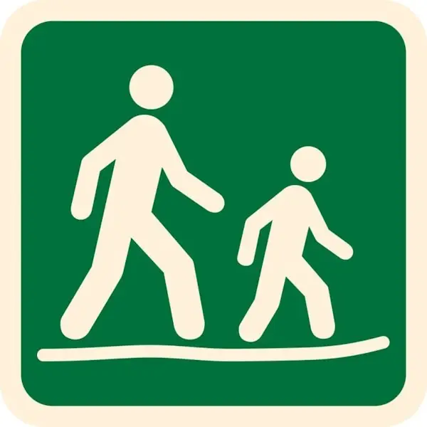 Grade 2 Sign for the Australian Walking Track Grading System