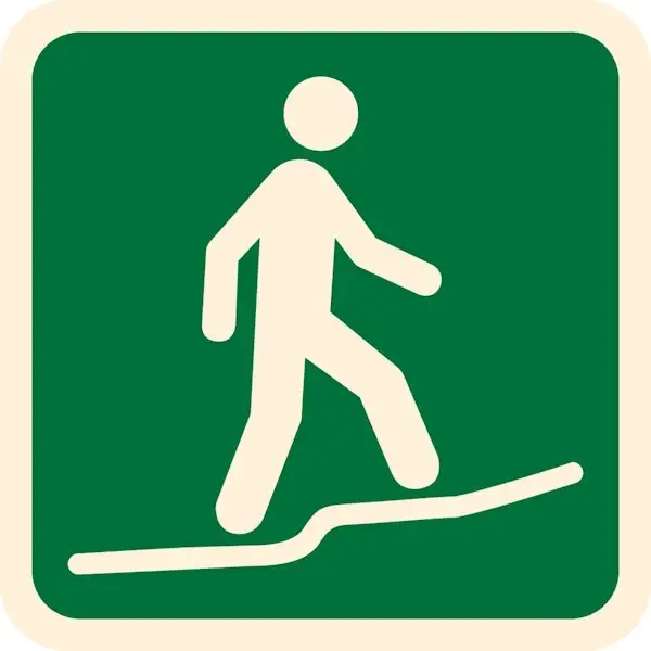 Grade 3 Sign for the Australian Walking Track Grading System