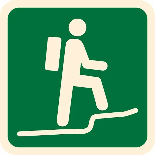 Grade 4 Sign for the Australian Walking Track Grading System