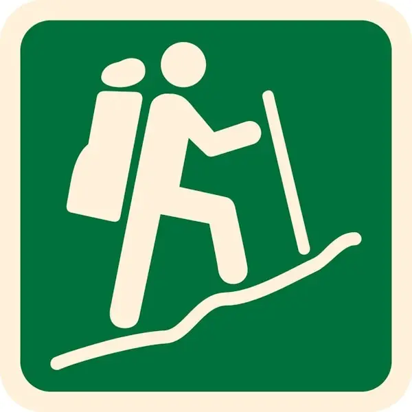 Grade 5 Sign for the Australian Walking Track Grading System